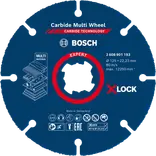 Bosch EXPERT Carbide Multi Wheel X-LOCK skæreskive 125 mm, 22,23 mm