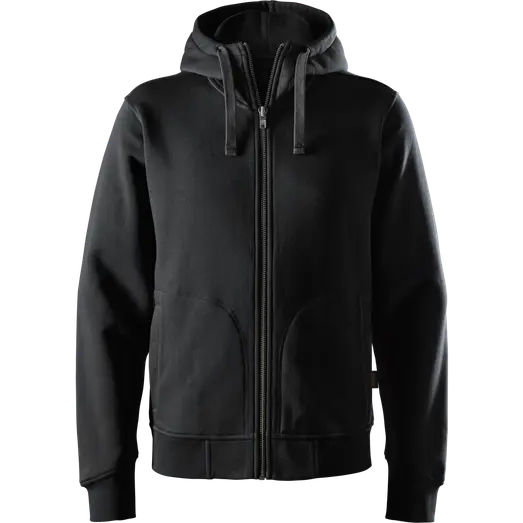 Snickers 2046 Allroundwork hættetrøje m/lang lynlås sort