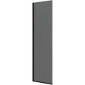 Scanbad brusevæg 69x197,8cm sort/røgfarvet glas