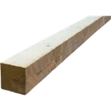 Tømmer ru stolper trykimprægneret 97 x 97 mm