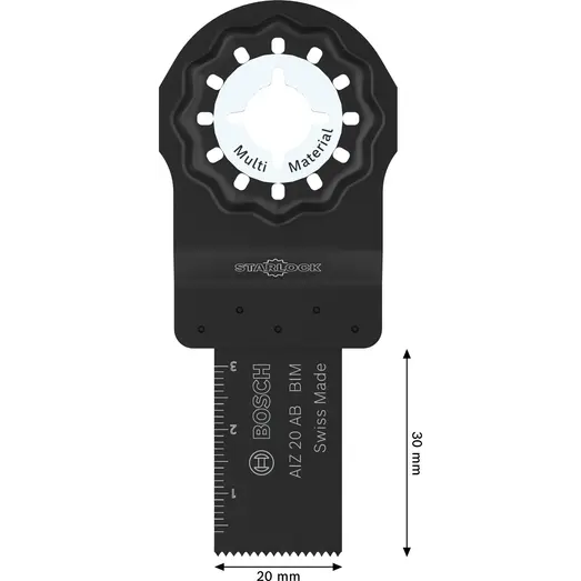 Bosch Multi-materiale skæreklinge AIZ 20 AB, Starlock, 20x30 mm