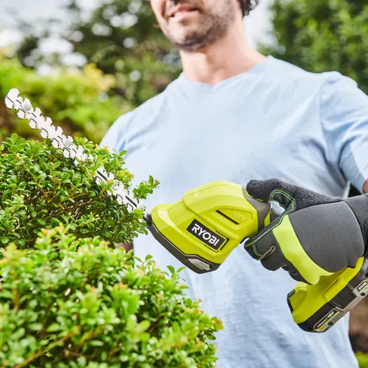 Ryobi RY18GSA-0 18V 2-i-1 græs-/hækkeklipper 18V ONE+ solo