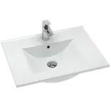Scanbad Amber Vask 61x45,5 cm porcelæn hvid