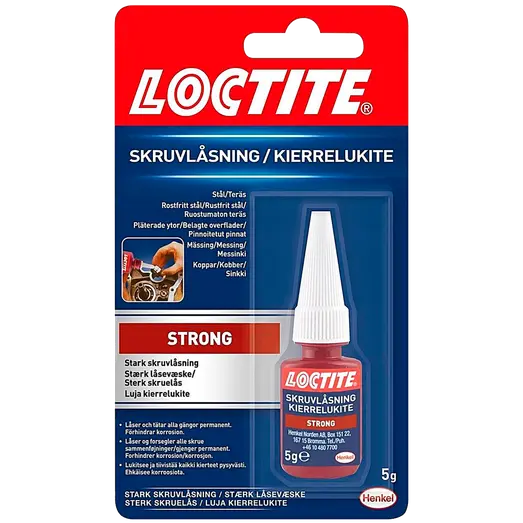Loctite låsevæske stærk 5 gr.