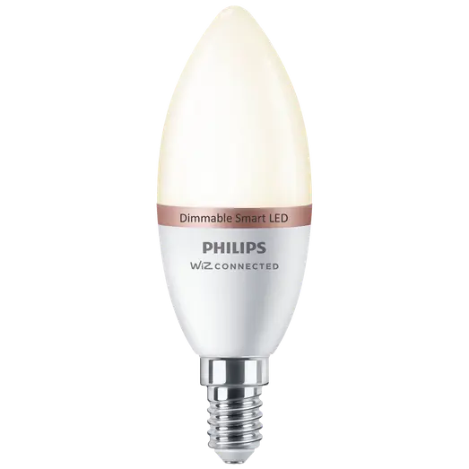 Philips Smart WiZ white LED pære E14 4,6W kerte mat