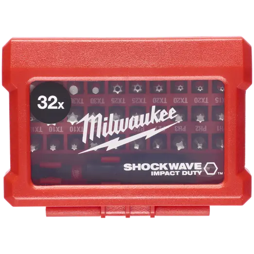 Milwaukee Shockwave™ impact duty bitssæt 32 dele