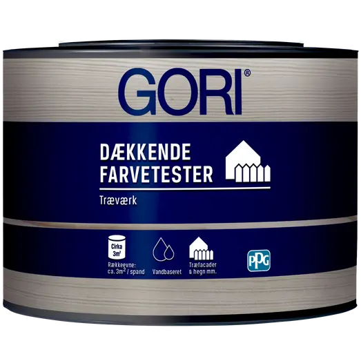 GORI Farvetester til udendørs træværk