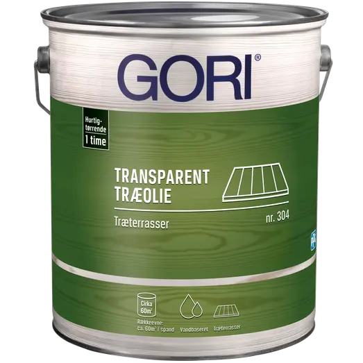 GORI 304 transparent træolie træterrasser pine