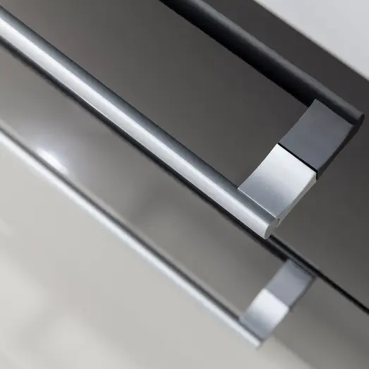 Milobad badmiljø Namur 80 cm sort højglans