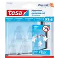 Tesa® Klæbekrog til transparente overflader og glas (0,2 kg) - 5-pk