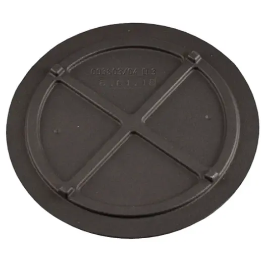 Varde top cover sort, Ø175 mm