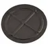 Varde top cover sort, Ø175 mm