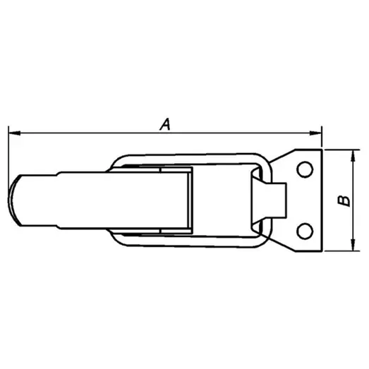 PN kasselukketøj 90 mm. elforzinket