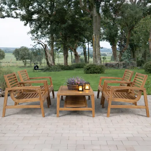 Næsby sofasæt teak