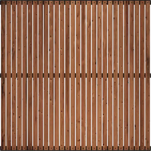 PLUS Saga hegn 150×150 cm ThermoWood®