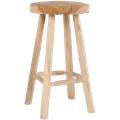 Skammel rund Ø30 cm teak