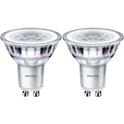 Philips Spot LED pære GU10 50W 2 pack