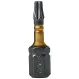 STACO bits heavy duty 1/4 x 25 mm torsion impact TX 10 6 stk gul