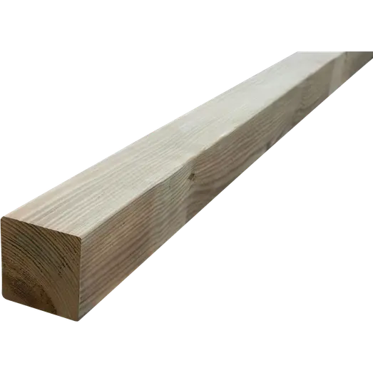 Tømmer høvlede stolper trykimprægneret 90 x 90 mm
