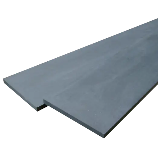 Sålbænk sleben 150x12 mm sort