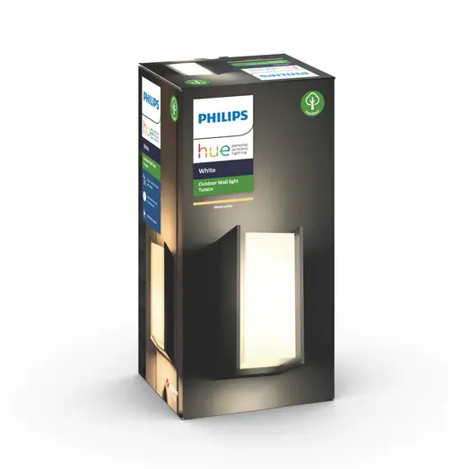 Philips Hue Turaco udendørs væglampe antracit