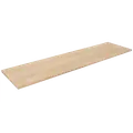 Wallmann bambus limtræshylde ubehandlet 18x300x1200 mm