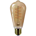 Philips Vintage dråbeform pære 25W E27 guld
