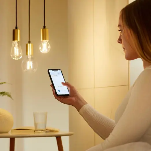 Philips Smart WiZ white LED pære E27 6,7W standard klar