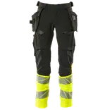 Mascot Accelerate Safe bukser med hængelommer sort/hi-vis gul