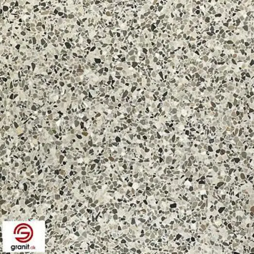 Terrazzo flise roma slebet overflade uden fas 40x40x1,5 cm