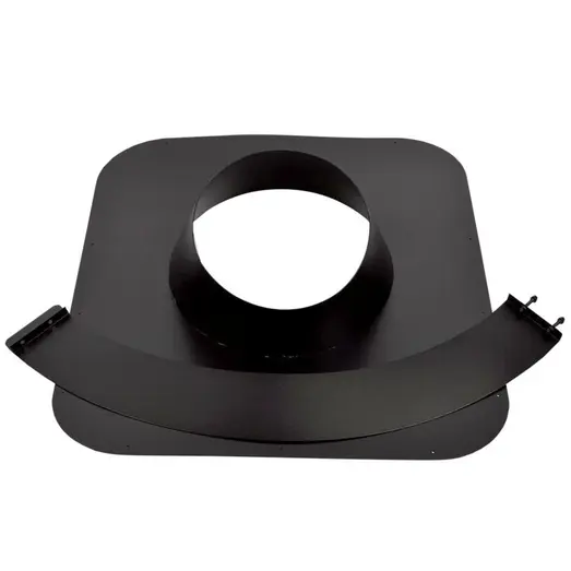 Varde aluminium inddækning med vandnæse sort, 5-32°