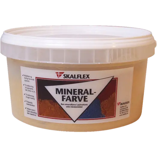 Skalflex Mineralfarve oxydgul - 750 g