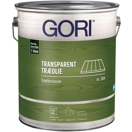GORI 304 transparent træolie træterrasser ibenholt