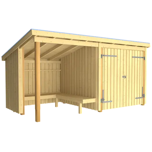 Plus Nordic bålhytte/havehus 9,5 m2
