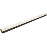 FT Glasliste fyr M.Gummiliste l712 hvid ral 16x15x2700 mm