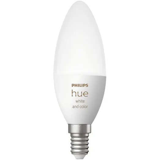 Philips Hue White and color ambiance pære E14 LED