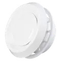 Duka ud- og indblæsningsventil type 125 VRF Ø125 mm hvid