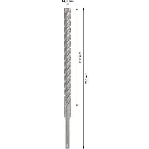 Bosch PRO SDS plus-5X hammerbor, 14x200x260 mm