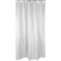 Badeforhæng hvid polyester 180x200 cm