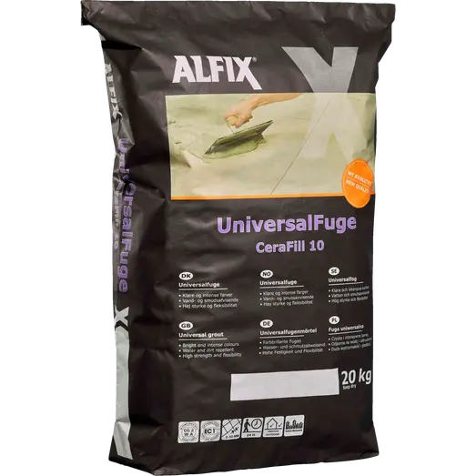 Alfix CeraFill 10 Colour 20 kg Stålgrå