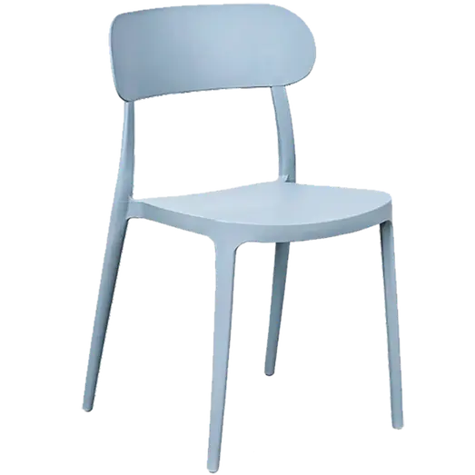 Ejby stabelbar havestol 46x50,5x79 cm lyseblå