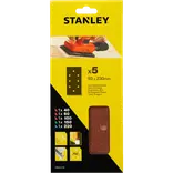 Stanley White Alox slibeark 93x230 mm 5 stk ass.