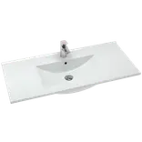 Scanbad Amber Vask 101x45,5 cm porcelæn hvid