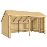 Plus Multi havehus 10,5 m² 2 moduler med åben front