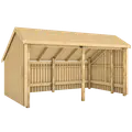 Plus Multi havehus 10,5 m² 2 moduler med åben front