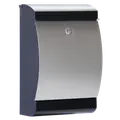 ME-FA postkasse Penguin (303) sort/galvaniseret