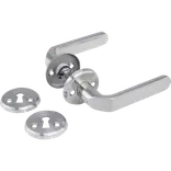 Jasa Mira dørgreb m/nøgleskilt CC 30 mm aluminium