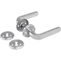 Jasa Mira dørgreb m/nøgleskilt CC 30 mm aluminium