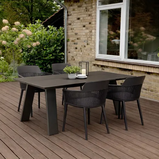 Anholt havemøbelsæt med 4 Søbystole 