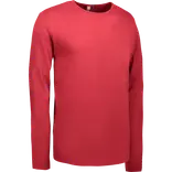 ID Interlock herre langærmet t-shirt rød